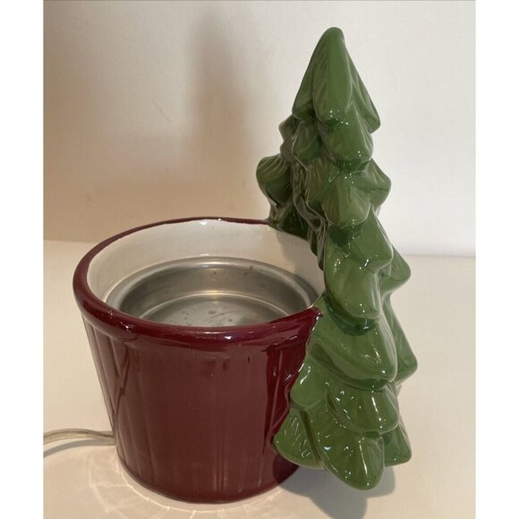 Yankee Candle Scenterpiece Christmas Tree Easy Meltcup Wax Warmer Retired Tested - Picture 6 of 11